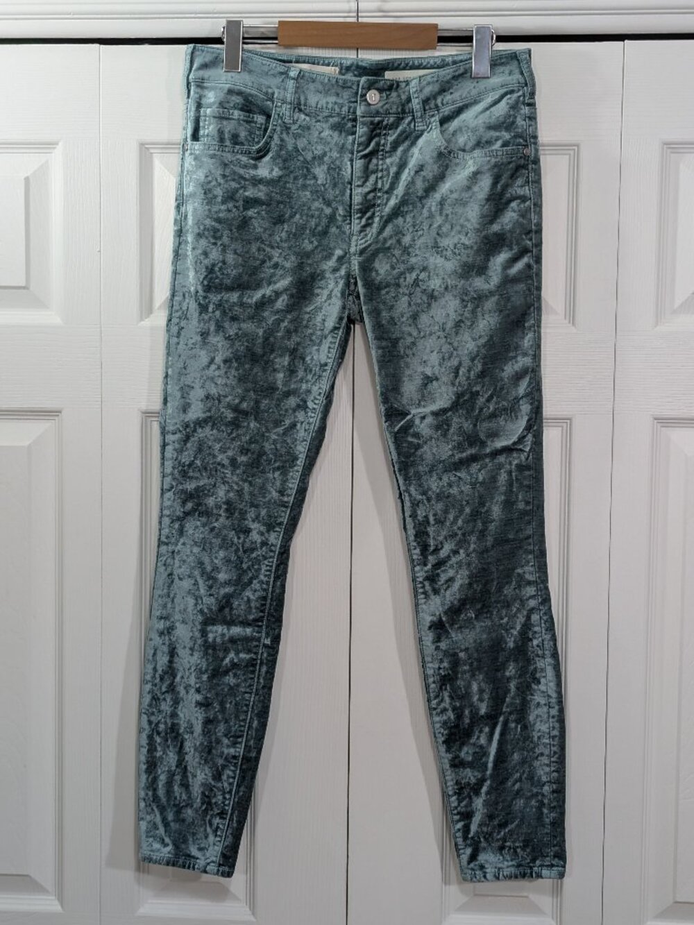Anthropologie Pilcro and the Letterpress High Rise Velvet Pants